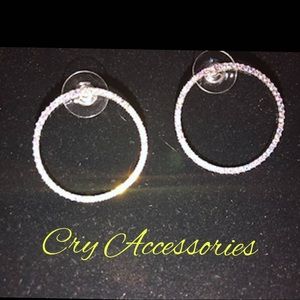 Circle Post Earrings